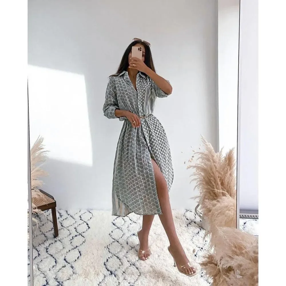 ZARA
Embroidered shirt dress New - Picture 10 of 11